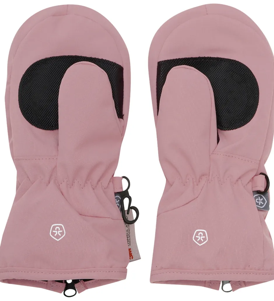 Handsker Og Luffer|Color Kids Luffer m. Lynlås - Woodrose m. Øjne