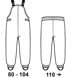 Regntøj|Color Kids Regntøj m. Seler/Fleece - PU - Cadmium Yellow/Navy