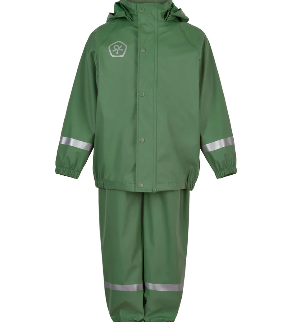 Regntøj|Color Kids Regntøj m. Seler - PU - Dark Ivy