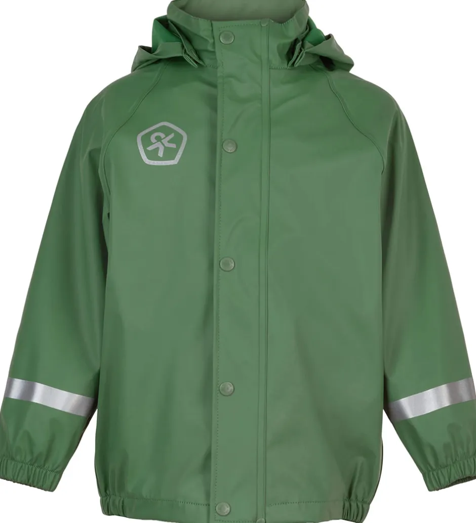 Regntøj|Color Kids Regntøj m. Seler - PU - Dark Ivy