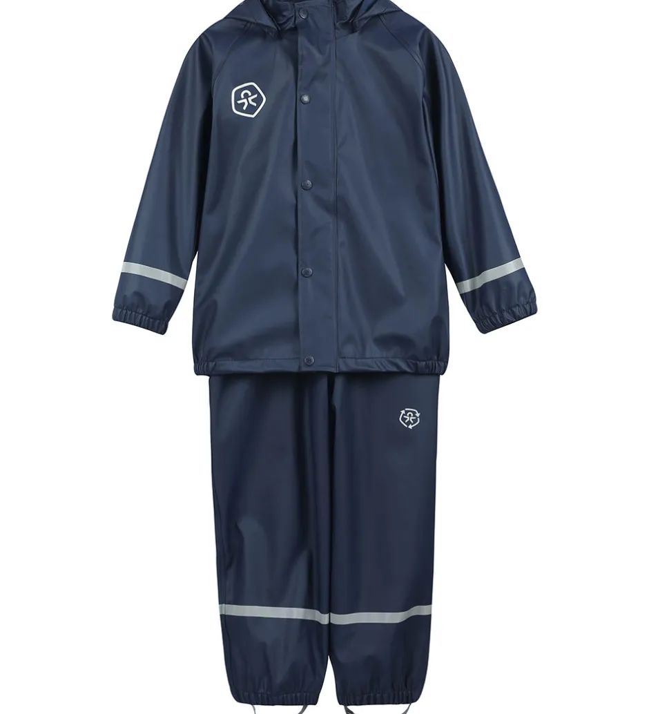 Regntøj|Color Kids Regntøj m. Seler - PU - Dress Blues