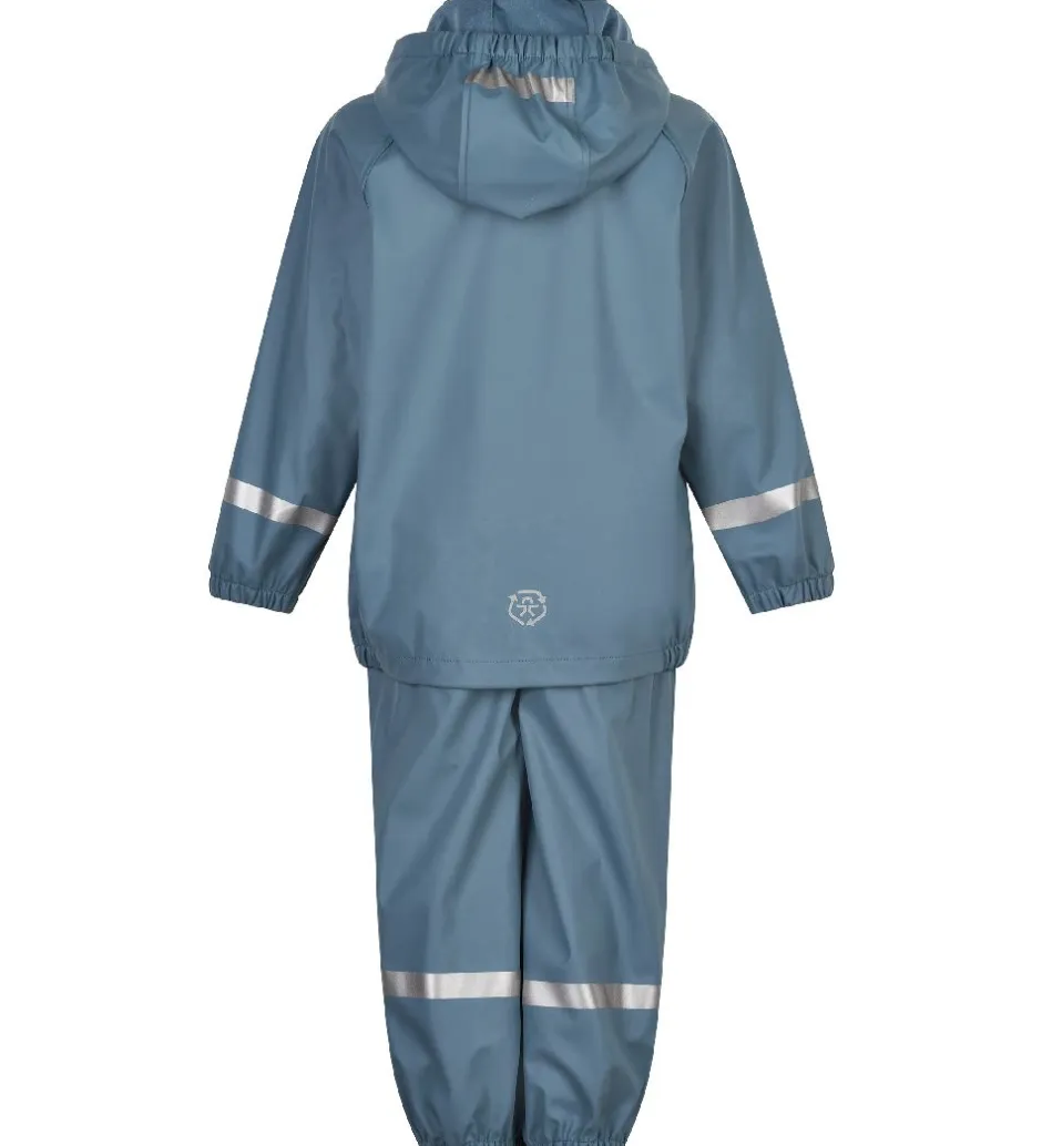 Regntøj|Color Kids Regntøj m. Seler - PU - Captain's Blue