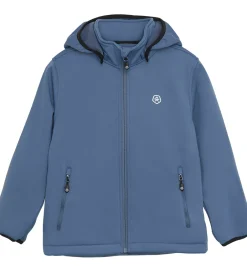 Softshell|Color Kids Softshelljakke m. Fleece - Vintage Indigo