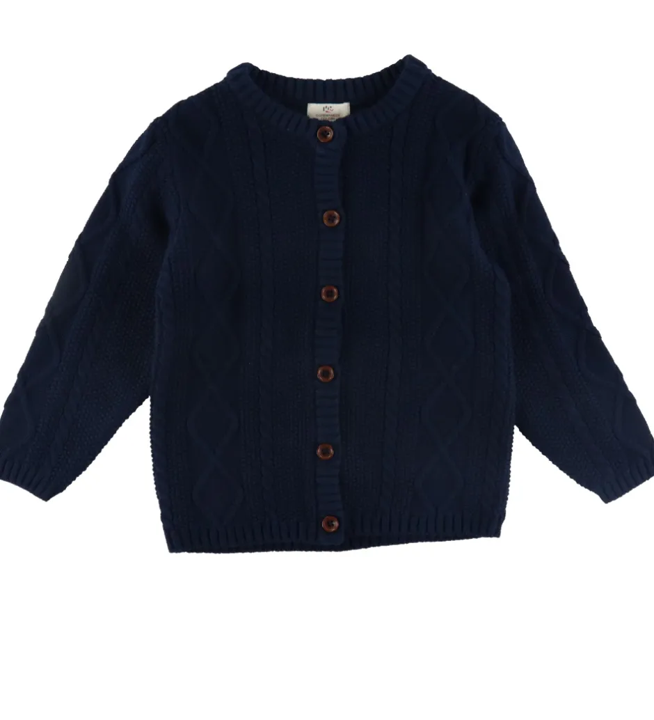 Striktrøjer|Copenhagen Colors Cardigan - Strik - Navy