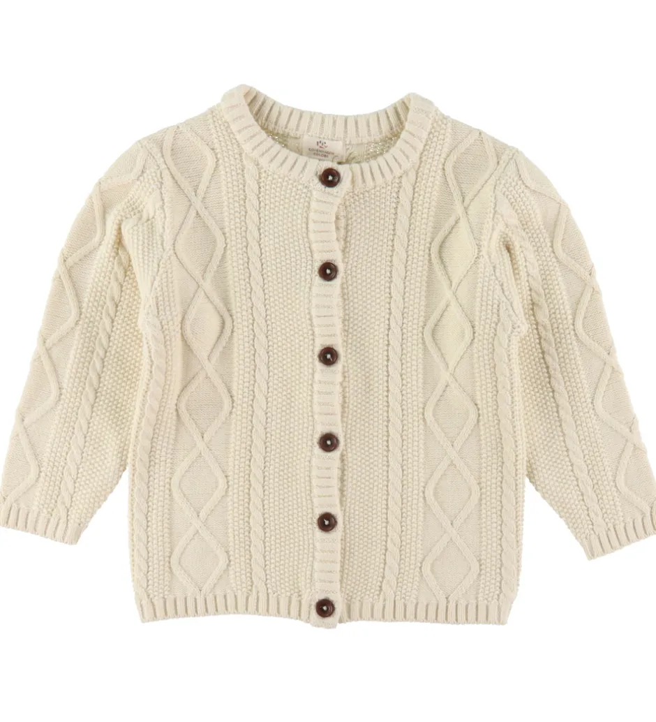 Striktrøjer|Copenhagen Colors Cardigan - Strik - Cream