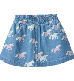 Nederdele|Copenhagen Colors Denimnederdel - Indigo Blue Wash