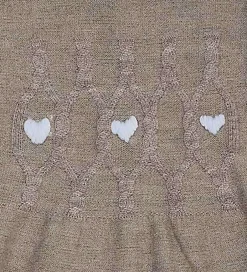 Pigetøj|Kjoler|Copenhagen Colors Kjole - Strik - Uld - Neutral Mel.