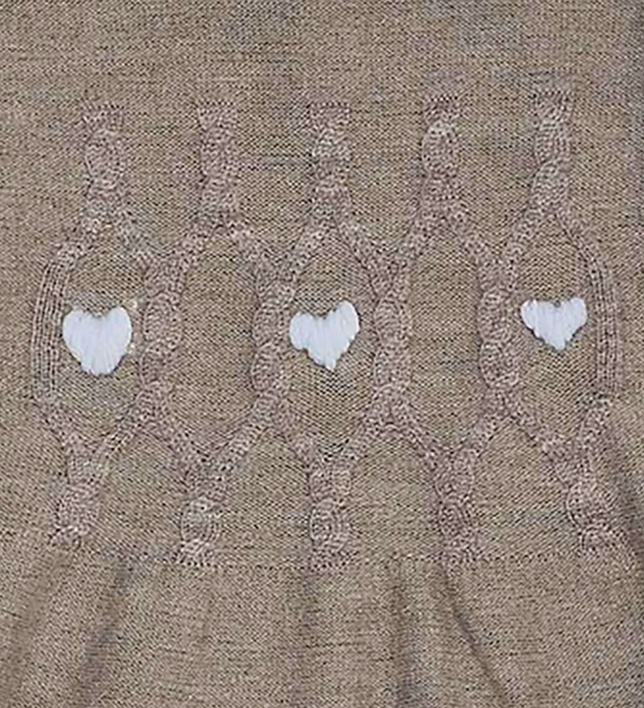 Pigetøj|Kjoler|Copenhagen Colors Kjole - Strik - Uld - Neutral Mel.