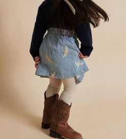 Nederdele|Copenhagen Colors Nederdel - Denim Blue Stripe