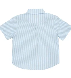 Skjorter|Copenhagen Colors Skjorte - Sky Blue W. Cream Stripe