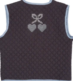 Veste|Copenhagen Colors Vest - Quiltet - Brun/Blå Tern