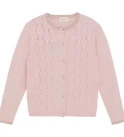 Striktrøjer|Creamie Cardigan - Pointelle - Strik - Lotus