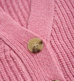 Cardigans|Striktrøjer|Creamie Cardigan - Strik - Wild Rose