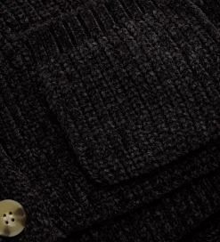 Cardigans|Striktrøjer|Creamie Cardigan - Strik - Sort