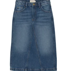 Nederdele|Creamie Nederdel - Denim - Blå