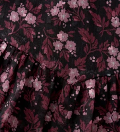 Nederdele|Creamie Nederdel - Flower Dobby - Sort