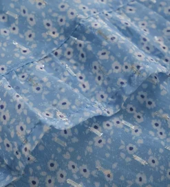 Nederdele|Creamie Nederdel - Flower Lurex - Forever Blue