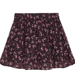 Nederdele|Creamie Nederdel - Flower Dobby - Sort