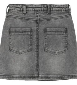 Nederdele|Creamie Nederdel - Light Grey Denim