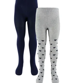 Strømpebukser|Creamie Strømpebukser - 2-pak - Lysegråmeleret