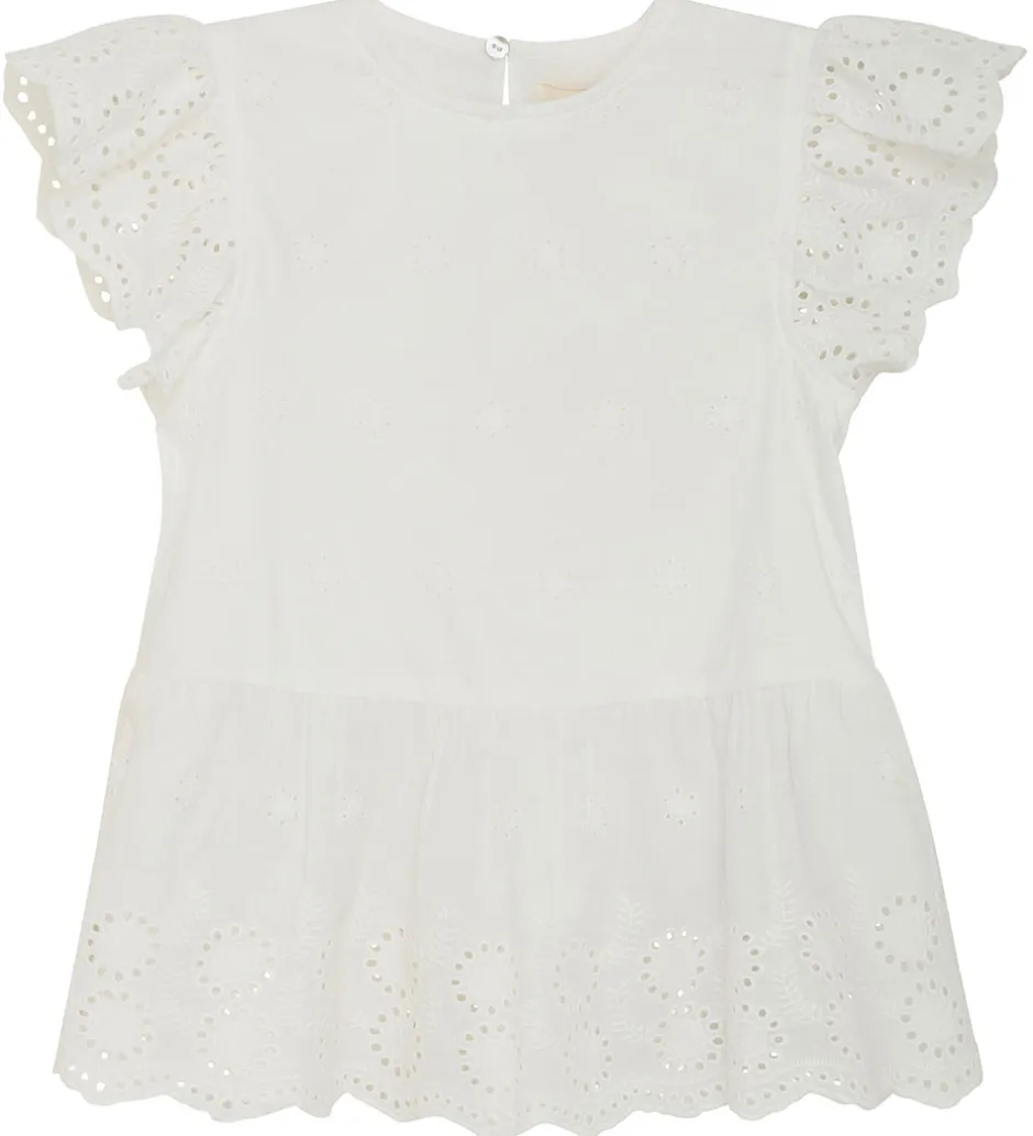 Toppe|Creamie Top - Embroidery - Cloud