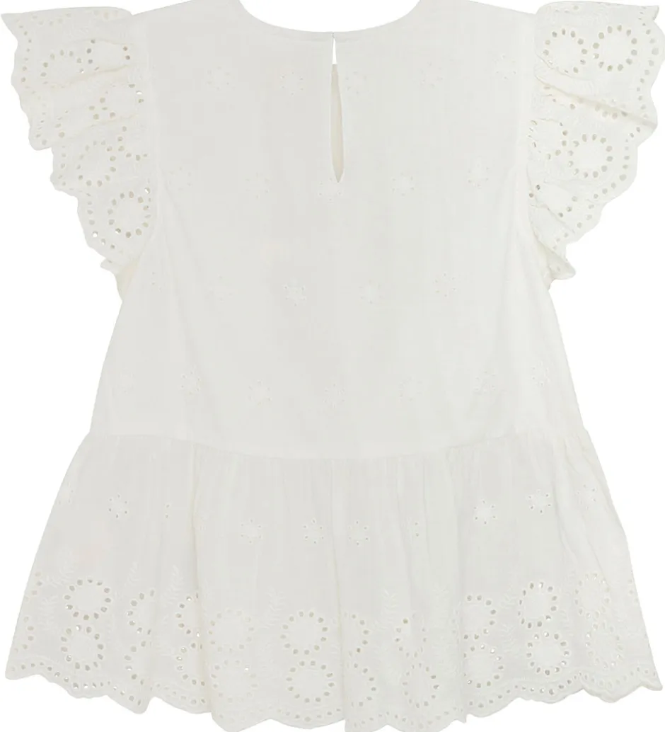 Toppe|Creamie Top - Embroidery - Cloud