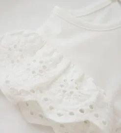 Toppe|Creamie Top - Lace - Cloud m. Hulmønster