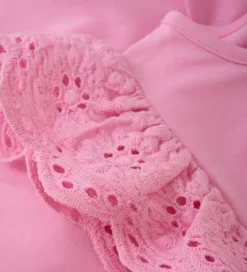 Toppe|Creamie Top - Lace - Rosebloom m. Hulmønster