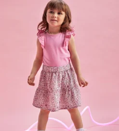 Toppe|Creamie Top - Lace - Rosebloom m. Hulmønster