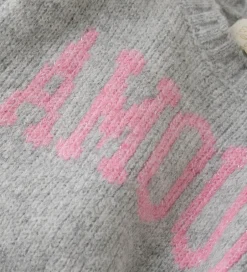 Veste|Creamie Vest - Strik - Slipover - Light Grey Melange