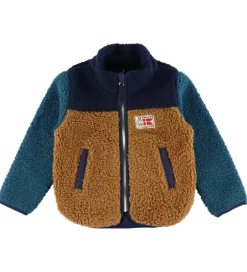 Fleece|Danefæ Fleecejakke - Danodder - Caramel/Navy/Slate