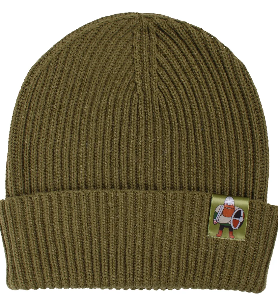Huer Og Hatte|Danefæ Hue - Strik - Daneby - Olive