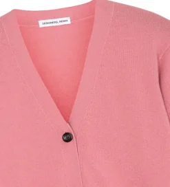 Striktrøjer|Designers Remix Cardigan - Uld - Cosmo - Pink