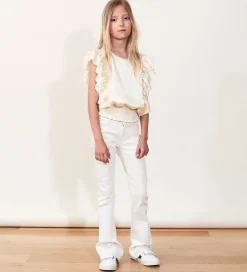 Konfirmationstøj|Designers Remix Jeans - Bellis Flare - Cream