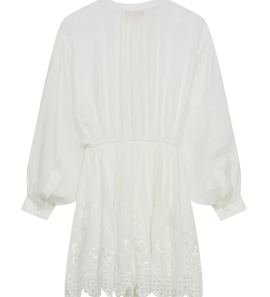 Konfirmationstøj|Designers Remix Kjole - Vera Broderie Short - Cream