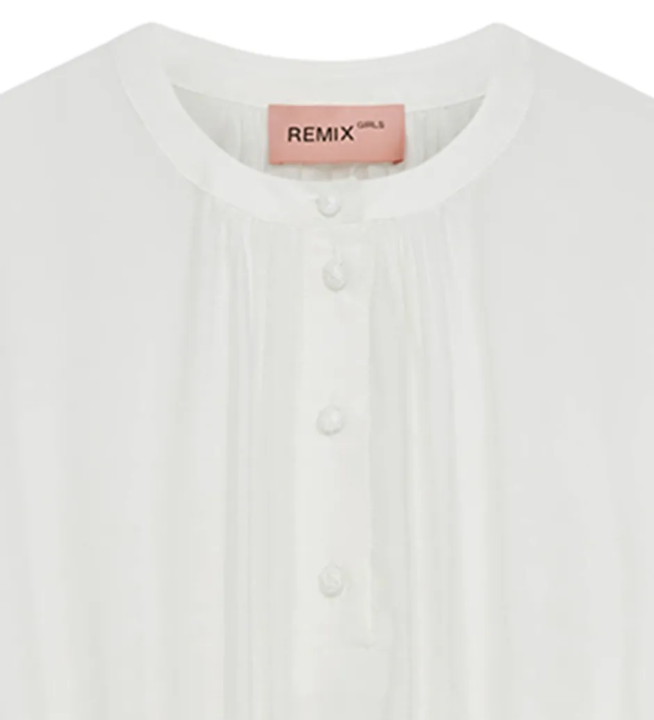 Konfirmationstøj|Designers Remix Kjole - Vera Broderie Short - Cream