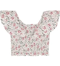 Toppe|Designers Remix Top - Sandrine - White Flower Print