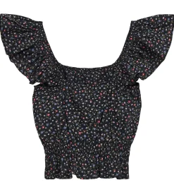 Toppe|Designers Remix Top - Serena Flare - Navy/Mini Flower
