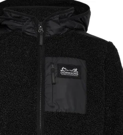 Fleece|Didriksons Fleecejakke - Exa - Sort