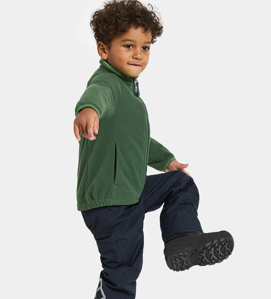 Fleece|Didriksons Fleecejakke - Muskot - Pine Green