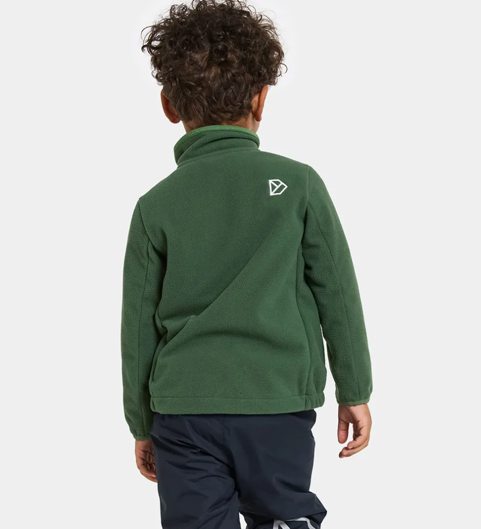 Fleece|Didriksons Fleecejakke - Muskot - Pine Green