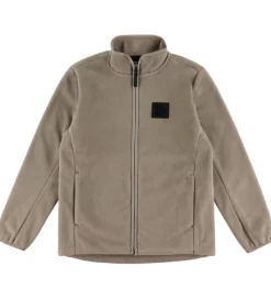 Fleece|Didriksons Fleecejakke - Malakit - Ash Brown