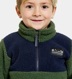 Fleece|Didriksons Fleecetrøje - Gosig - Light Moss