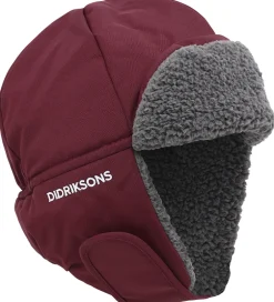 Huer Og Hatte|Didriksons Hue - Biggles Cap - Anemon Red