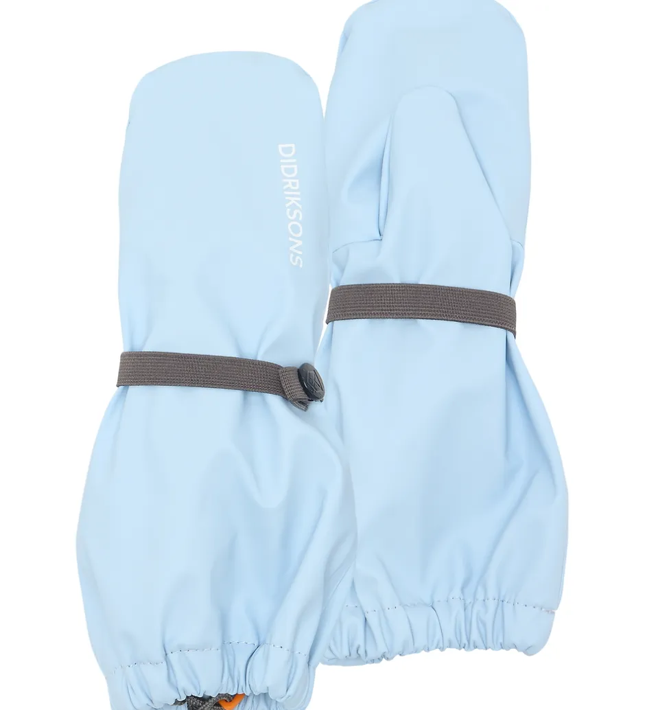 Handsker Og Luffer|Didriksons Luffer m. Fleece - PU - Pileglove - Light Sea Blue