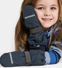 Handsker Og Luffer|Didriksons Luffer m. Fleece - Biggles Zip - Navy m. Lynlås