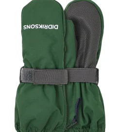 Handsker Og Luffer|Didriksons Luffer m. Fleece - Biggles Zip - Pine Green m. Lynlås