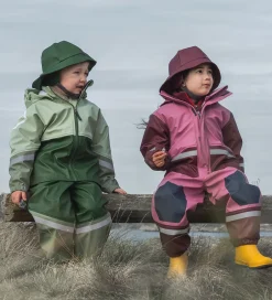 Regntøj|Didriksons Regntøj m. Seler - Waterman - PU - Pine Green