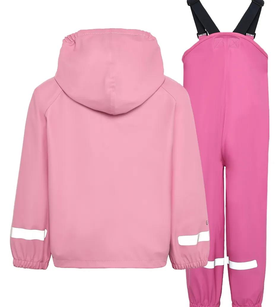 Regntøj|Didriksons Regntøj m. seler - PU - Slaskeman - Light Heather Pin