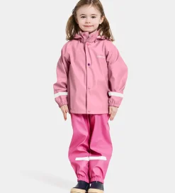 Regntøj|Didriksons Regntøj m. seler - PU - Slaskeman - Light Heather Pin